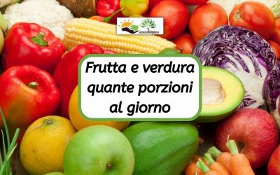 Frutta e verdura quante  porzioni al giorno