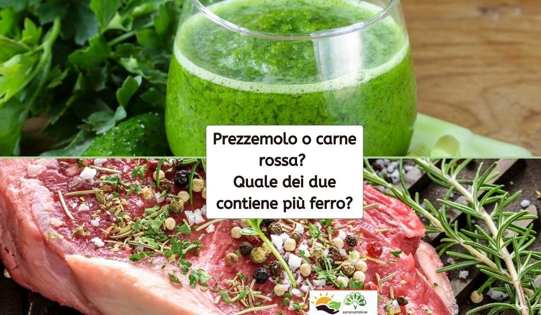 Prezzemolo o carne rossa?